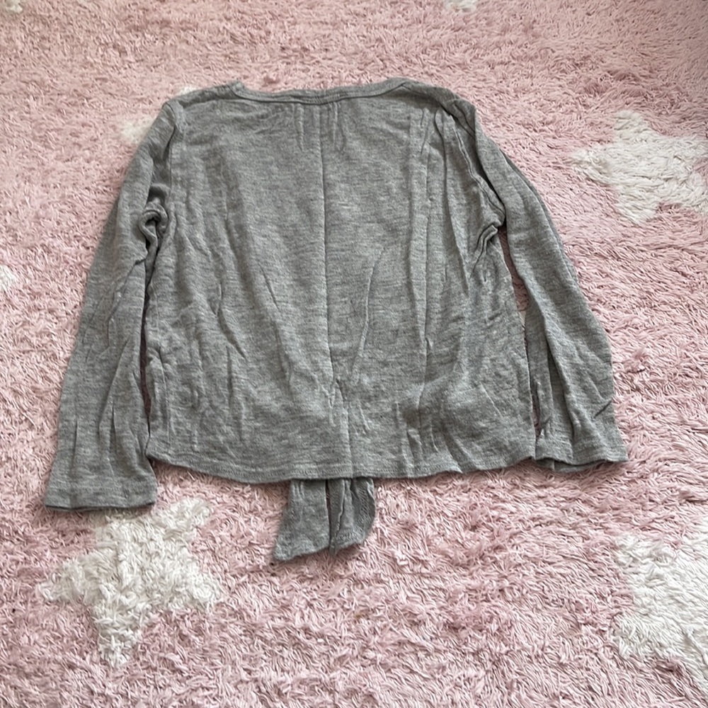 Rock & Candy long sleeve grey shirt happy size 4 T - Picture 2 of 4